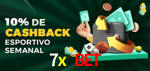 10% de bônus de cashback na 7x bet