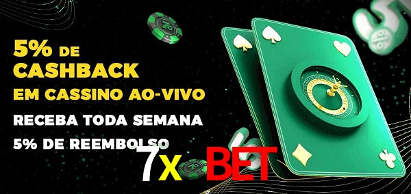 Promoções do cassino ao Vivo 7x bet